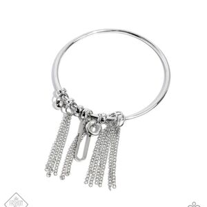 Paparazzi Silver Tassel Chain Bracelet Copious Choice Fashion Jewelry